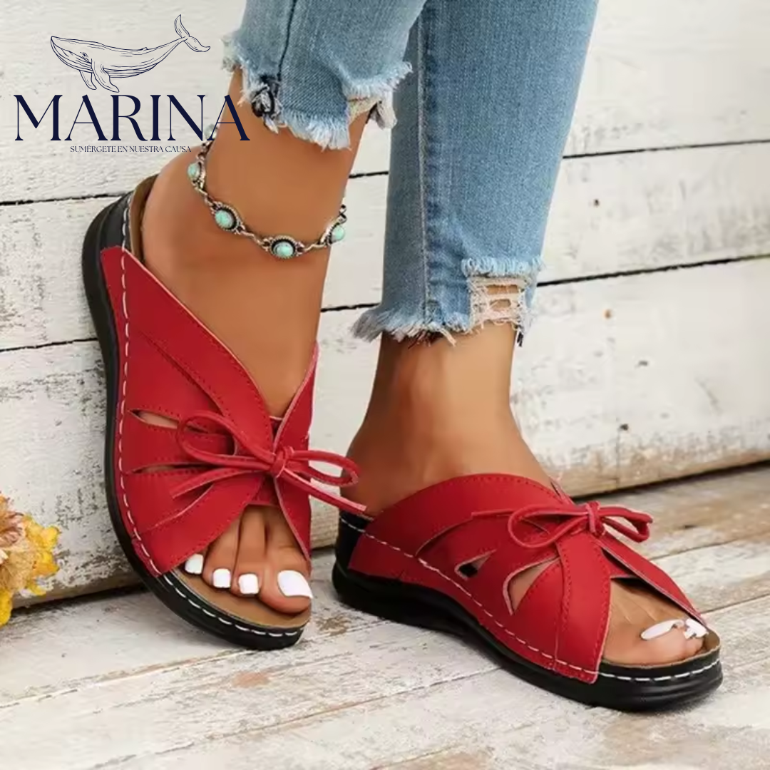 SANDALIAS ORTOPÉDICAS NEREA - MARINA™ | EDICIÓN PREMIUM