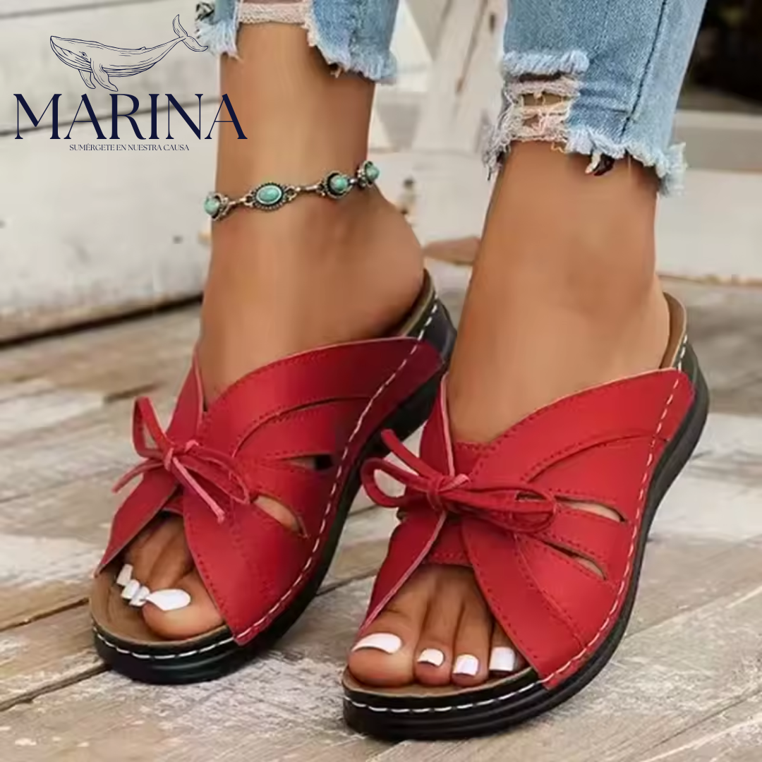 SANDALIAS ORTOPÉDICAS NEREA - MARINA™ | EDICIÓN PREMIUM