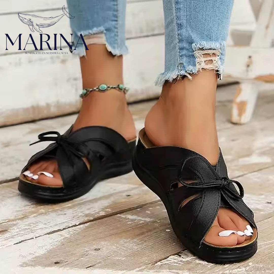 SANDALIAS ORTOPÉDICAS NEREA - MARINA™ | EDICIÓN PREMIUM