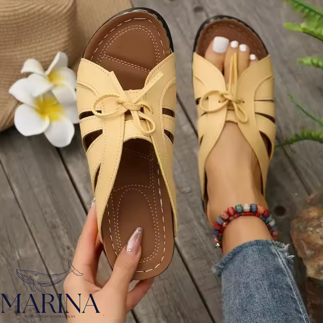 SANDALIAS ORTOPÉDICAS NEREA - MARINA™ | EDICIÓN PREMIUM